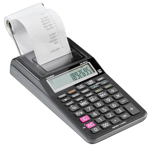 CASIO HR-8RCE Tischrechner druckend