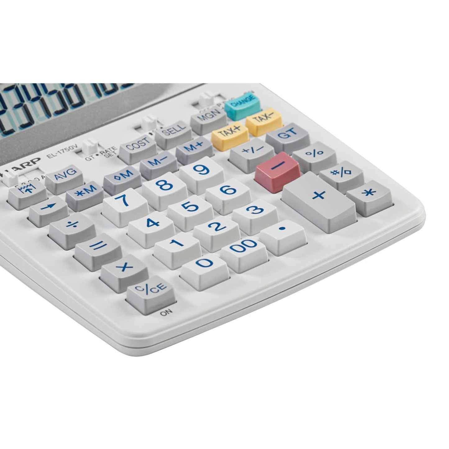 SHARP EL-1750V Tischrechner druckend lichtgrau | SH-EL1750V