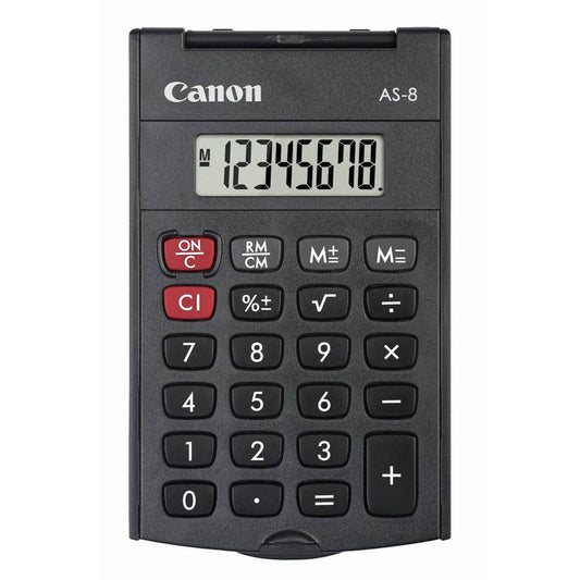 Canon AS-8 Taschenrechner schwarz | 4598B001AB