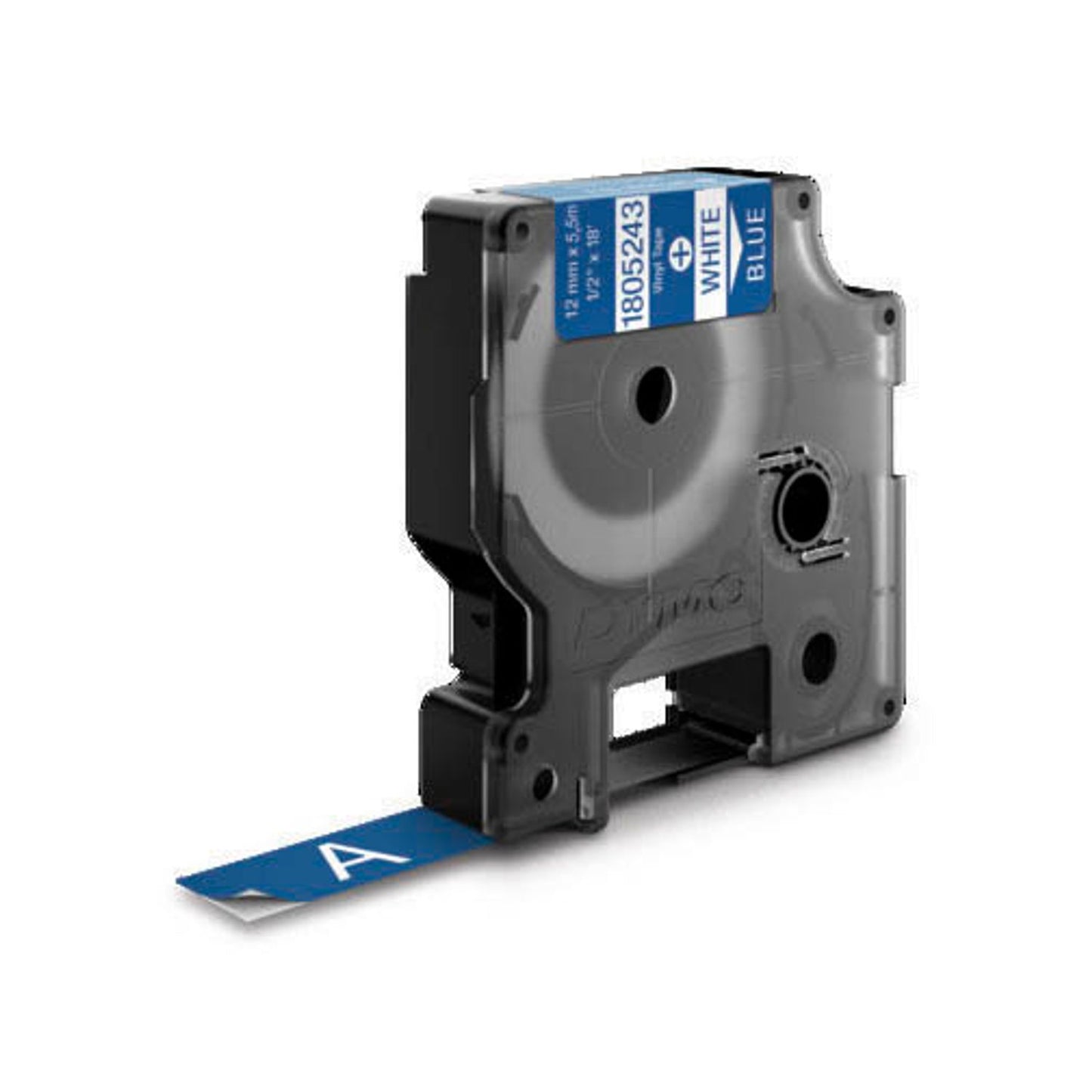 DYMO Schriftband RHINO , 12 mm weiß auf blau | 1805243