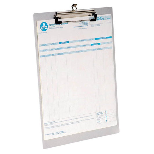 WESTCOTT Klemmbrett DIN A4 silber Aluminium | E-17001 00