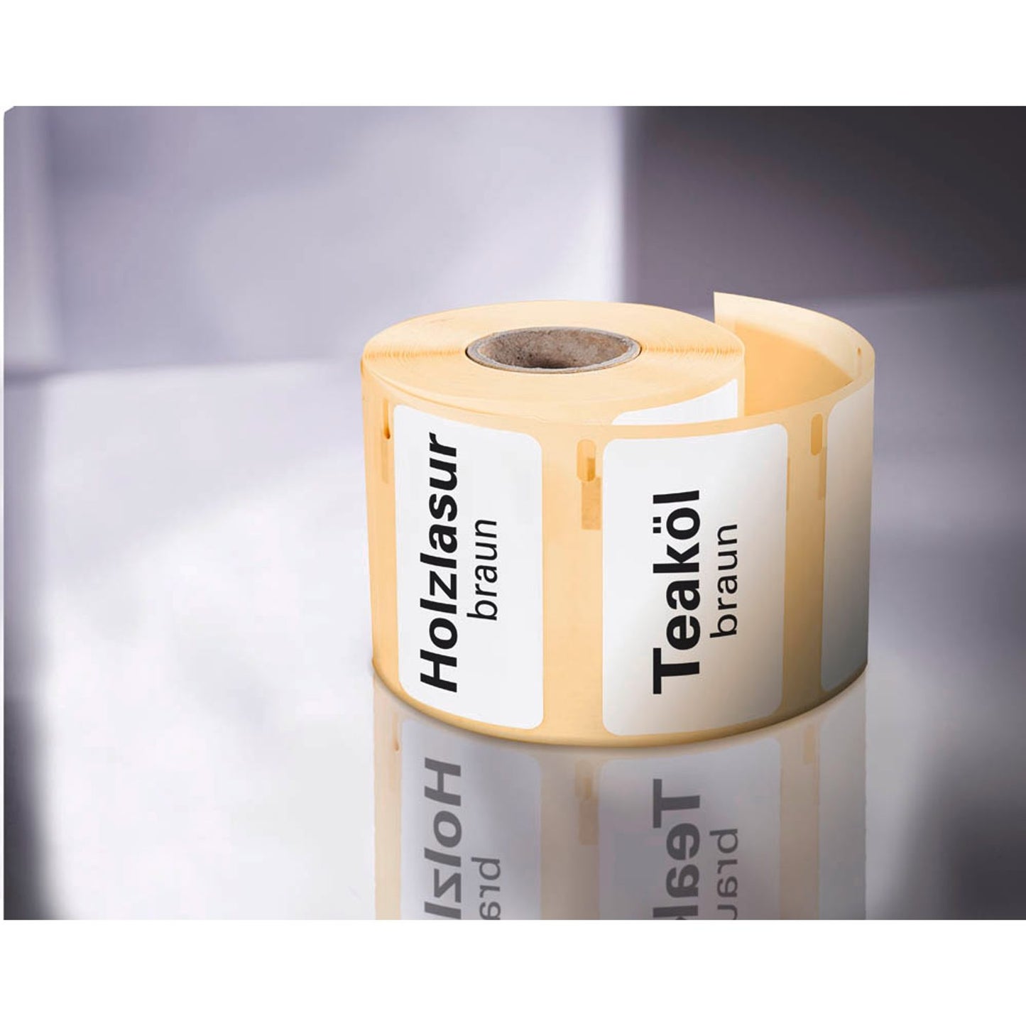 AVERY Zweckform Etikettenrolle für Etikettendrucker weiß, 57,0 x 32,0 mm, 1 x 400 Etiketten | A1933084 | 1 Pack = 400 Etiketten