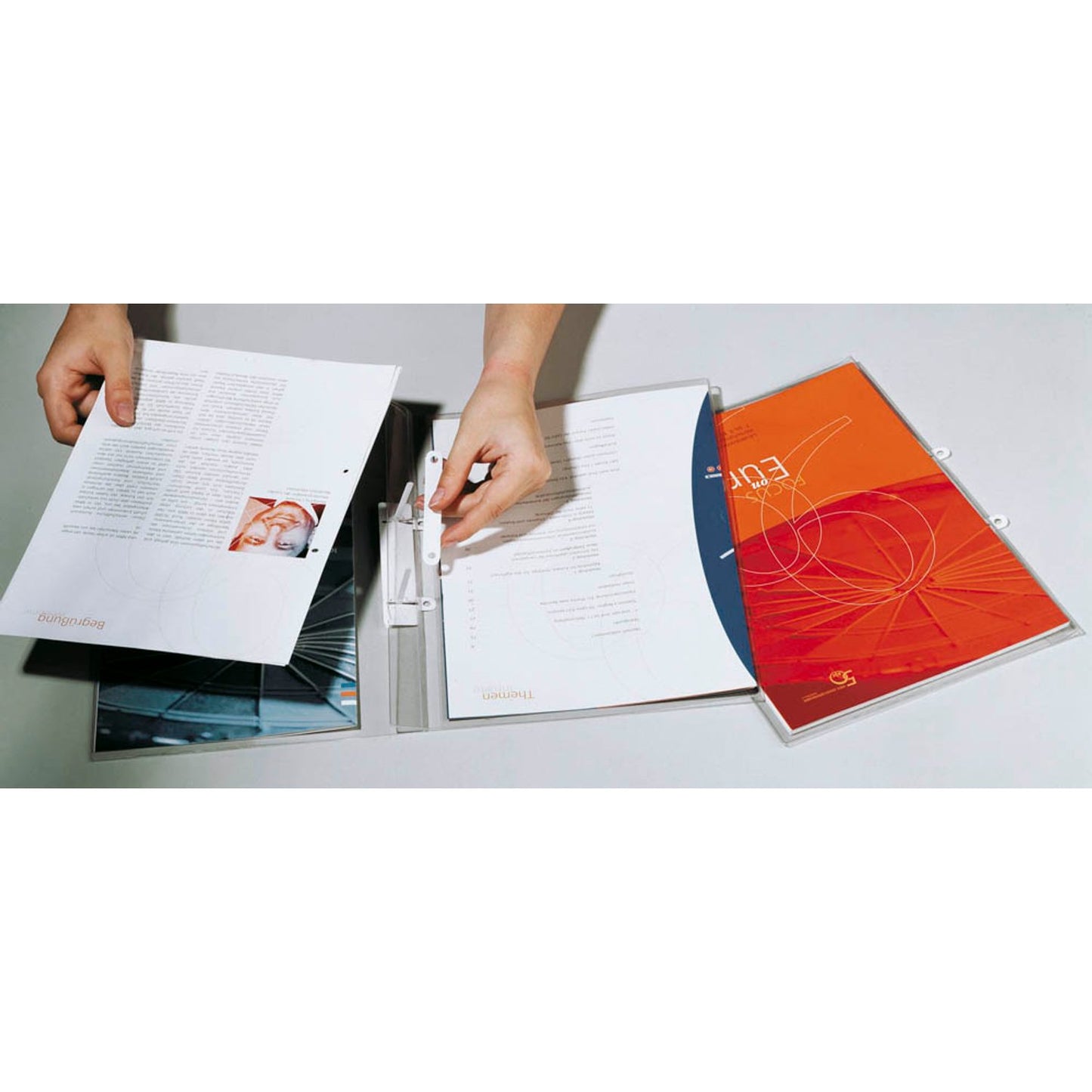 DURABLE Präsentationshefter transparent DIN A4 | 251219 | 1 Pack = 25 St.