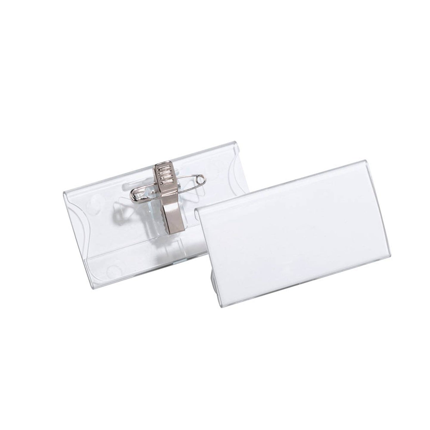 DURABLE Namensschilder mit Kombiklemme 7,5 x 4,0 cm | 812119 | 1 Pack = 25 St.