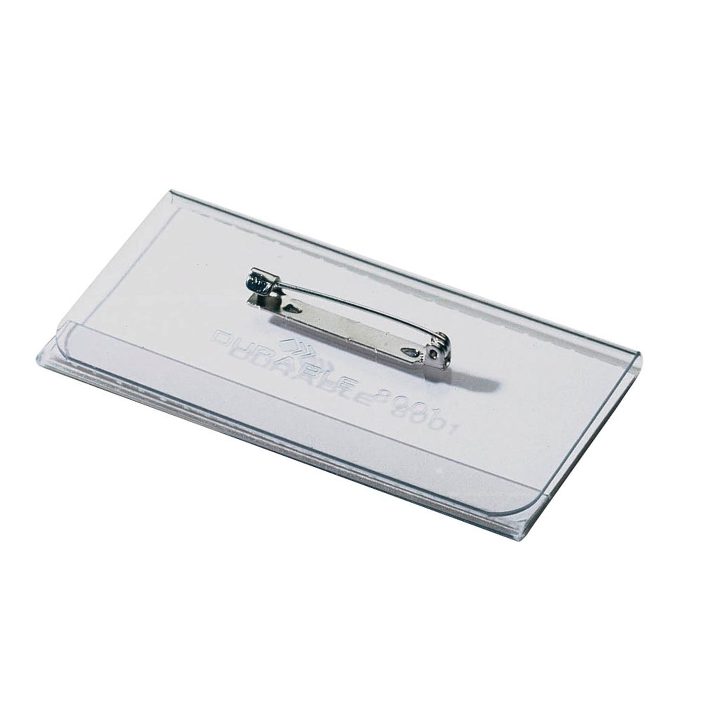 DURABLE Namensschilder mit Nadel 7,5 x 4,0 cm | 800119 | 1 Pack = 100 St.