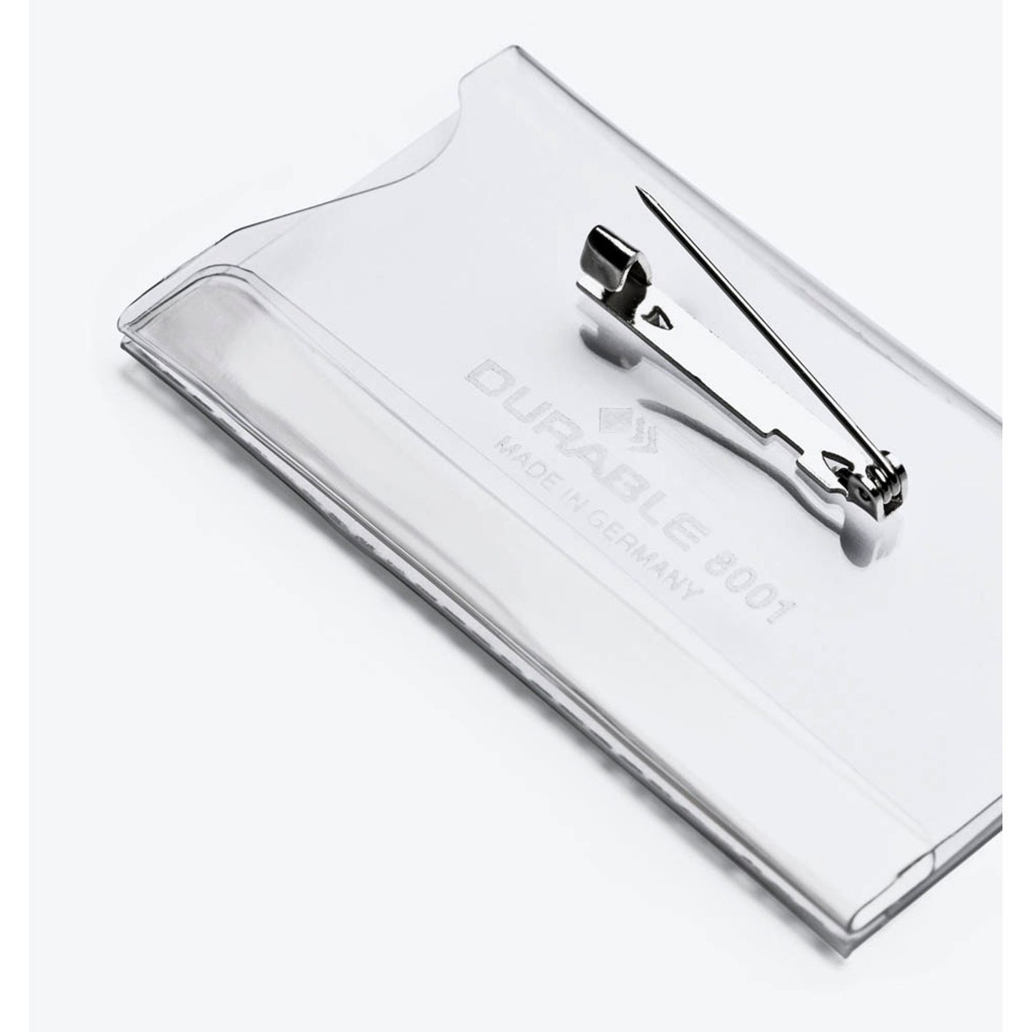 DURABLE Namensschilder mit Nadel 7,5 x 4,0 cm | 800119 | 1 Pack = 100 St.