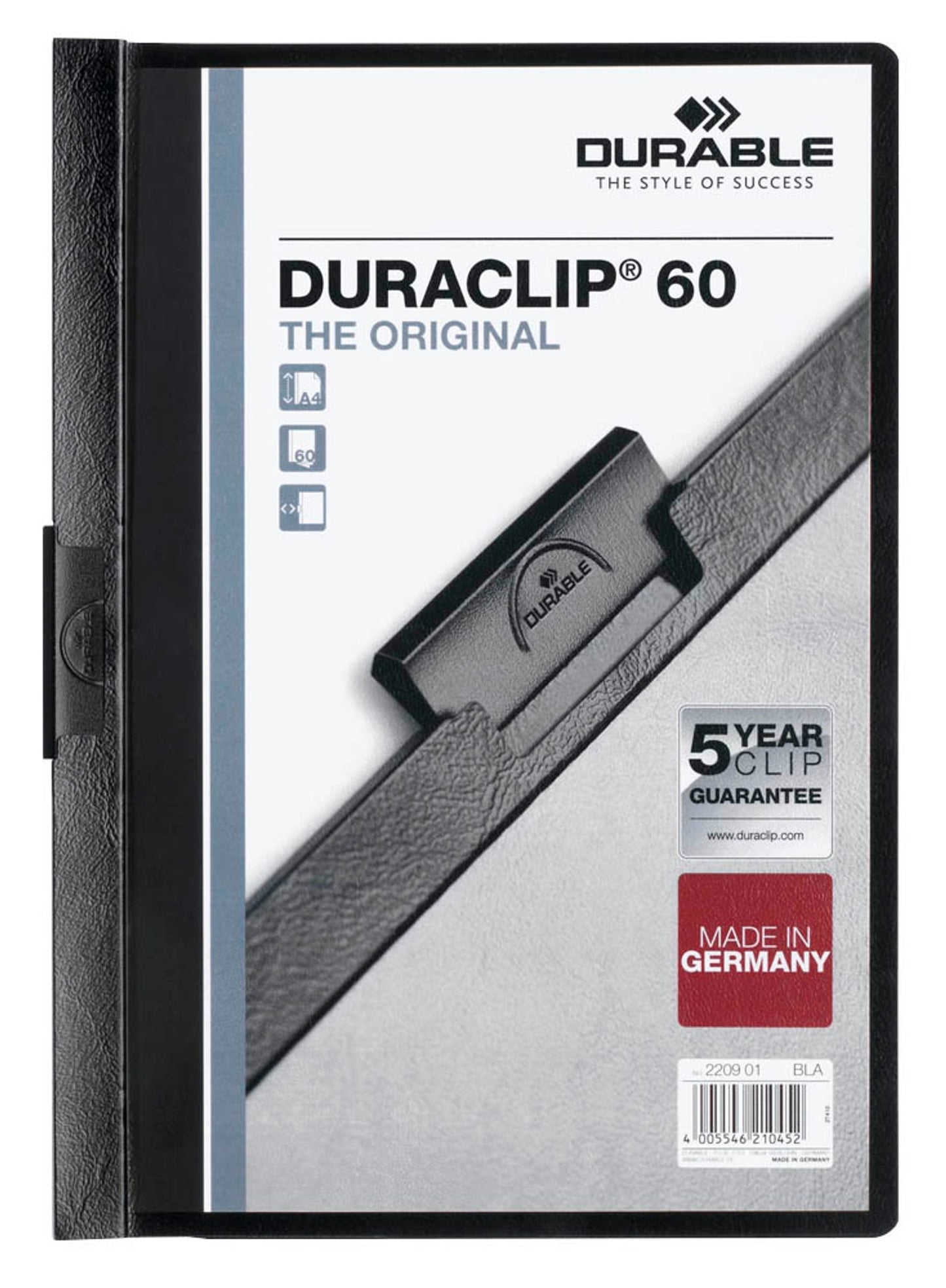 25 DURABLE Klemmhefter DURACLIP