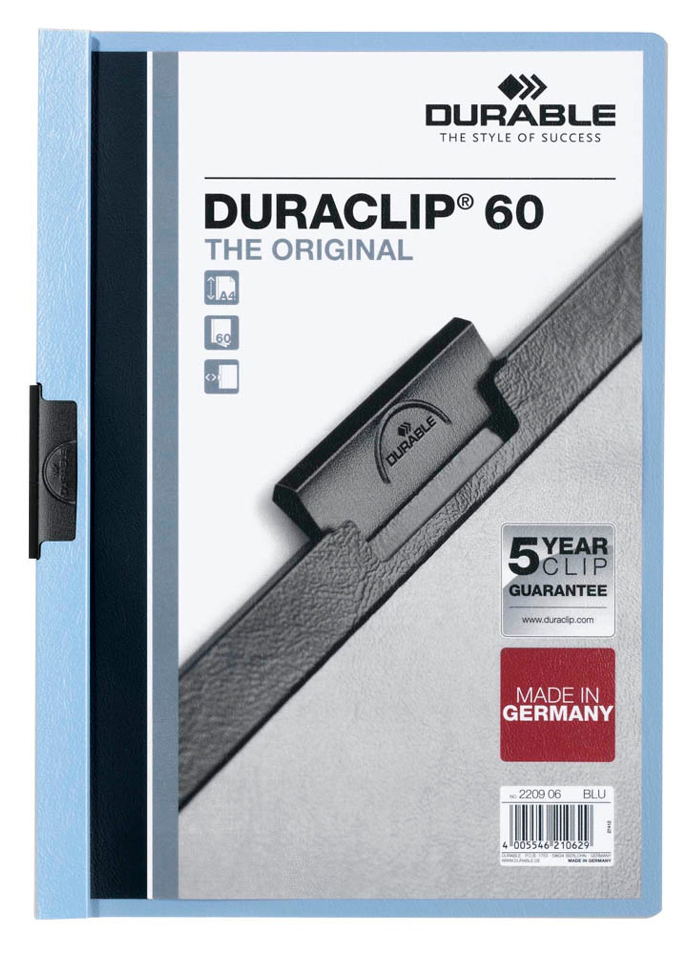 25 DURABLE Klemmhefter DURACLIP
