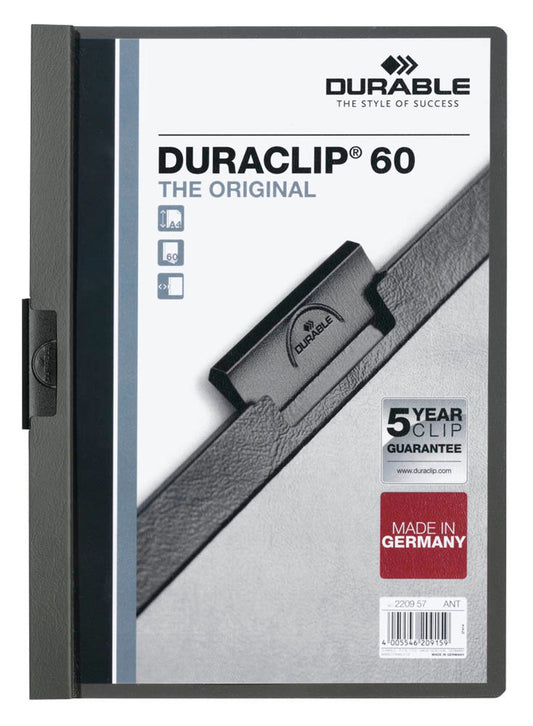 25 DURABLE Klemmhefter DURACLIP