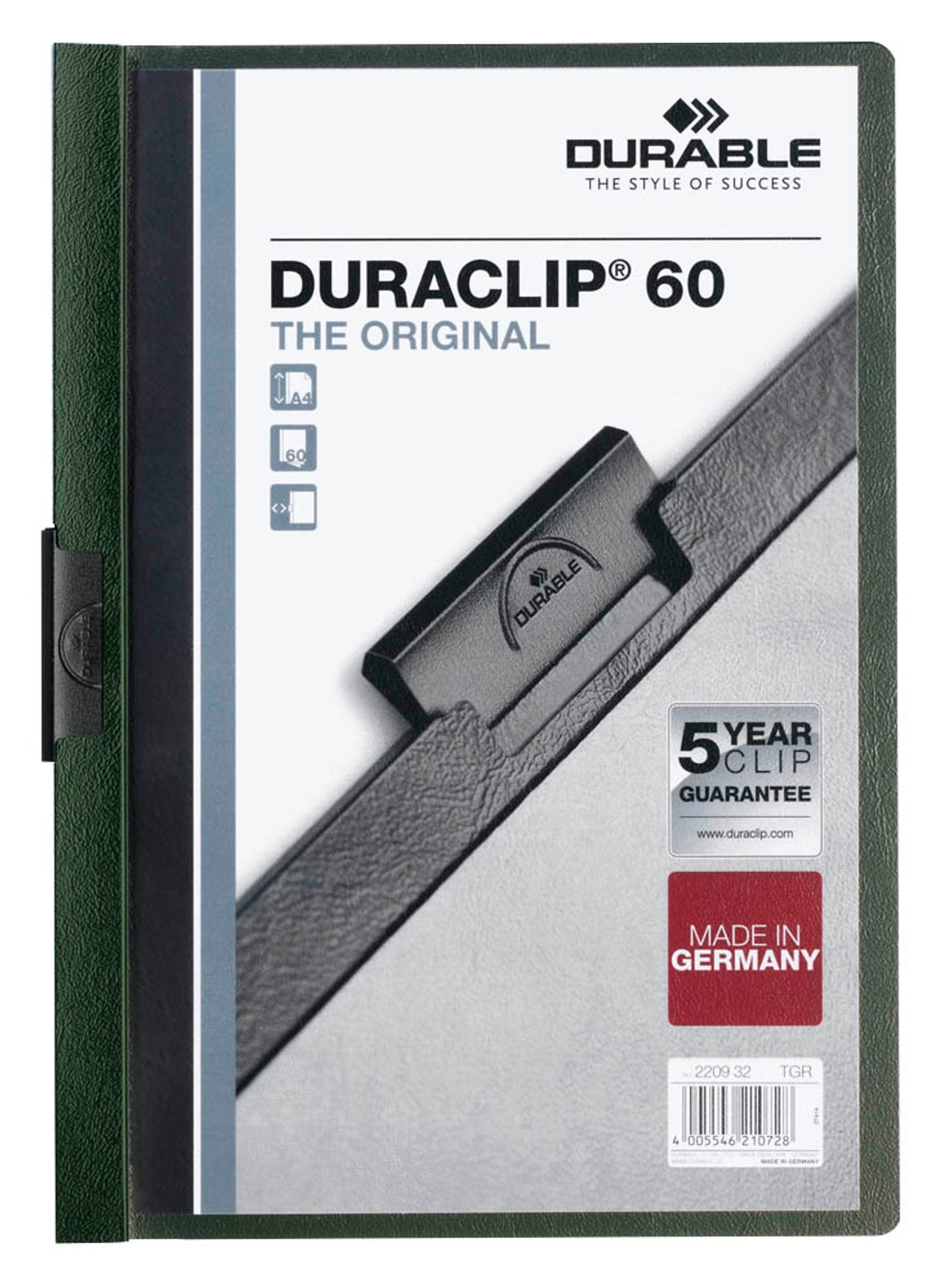 25 DURABLE Klemmhefter DURACLIP