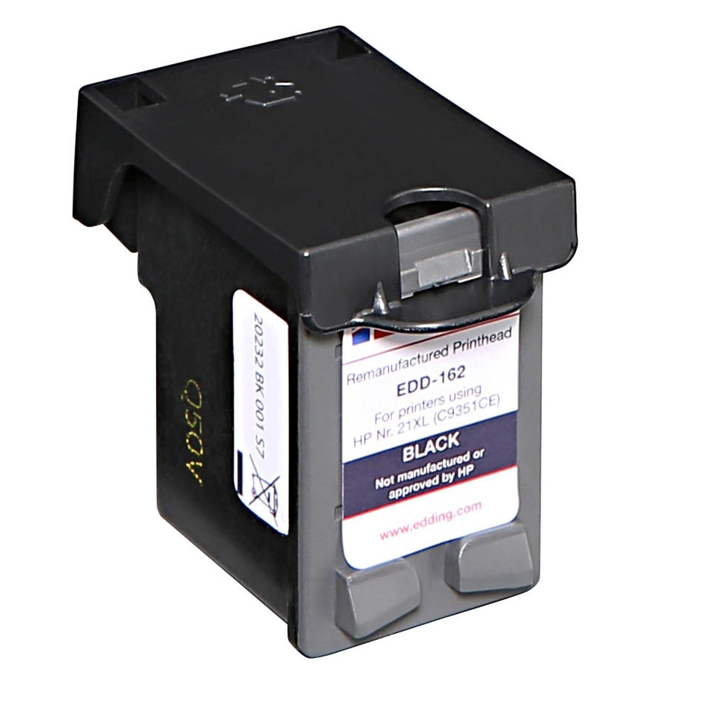 edding EDD-162 schwarz Druckerpatrone kompatibel zu HP 21XL (C9351AE) | 18-162