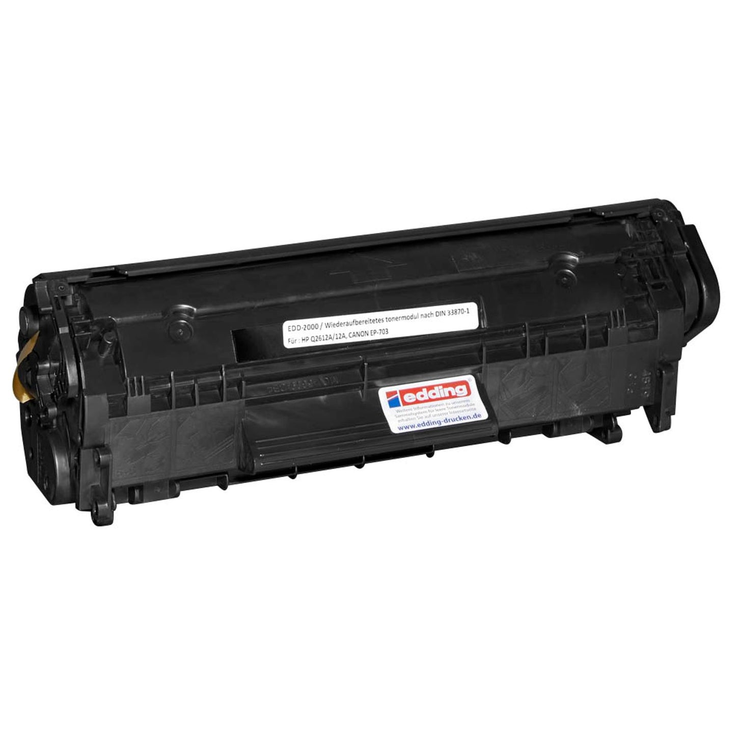 edding EDD-2000 schwarz Toner kompatibel zu HP 12A (Q2612A) | 18-2000