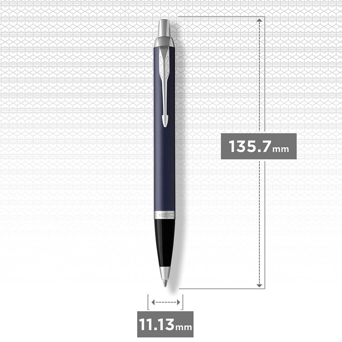 PARKER Kugelschreiber IM Matte Blue blau, Schreibfarbe: blau | 1931668