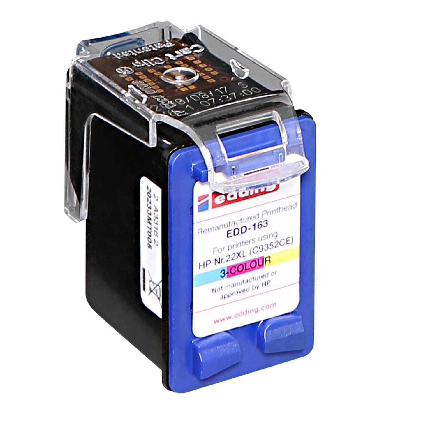 edding EDD-163 color Druckerpatrone kompatibel zu HP 22 (C9352AE) | 18-163