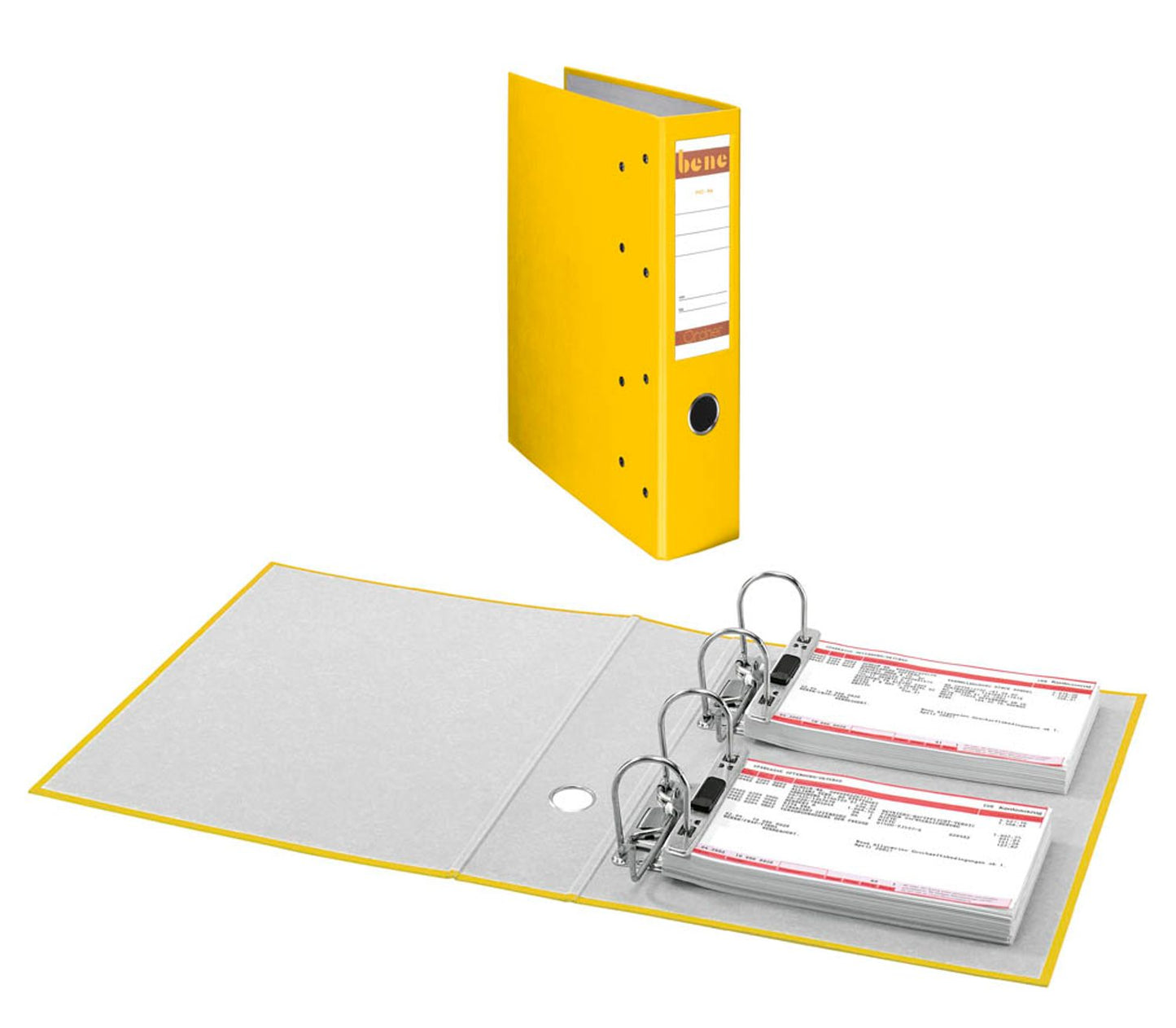 bene Doppelordner Karton 7,5 cm