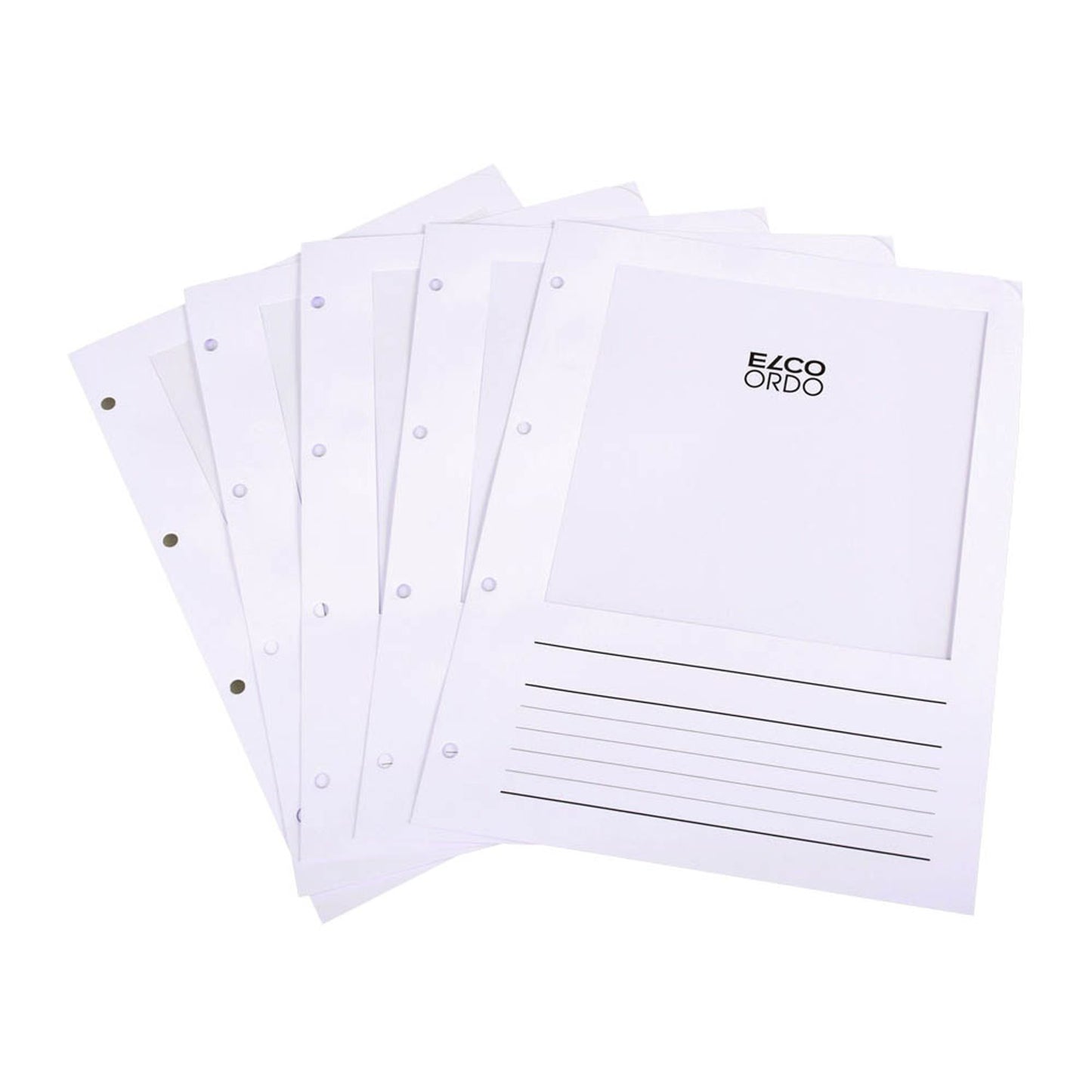 ELCO Prospekthüllen Ordo Vista DIN A4 weiß glatt 0,12 g/qm | 29462.10 | 1 Pack = 100 St.