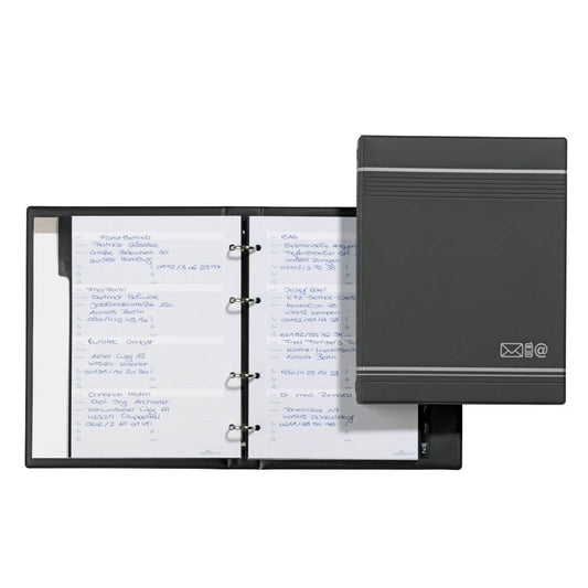 DURABLE Adress-Ringbuch TELINDEX anthrazit | 237558