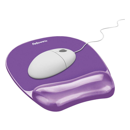 Fellowes Mousepad mit Handgelenkauflage Crystals Gel violett | 9144104