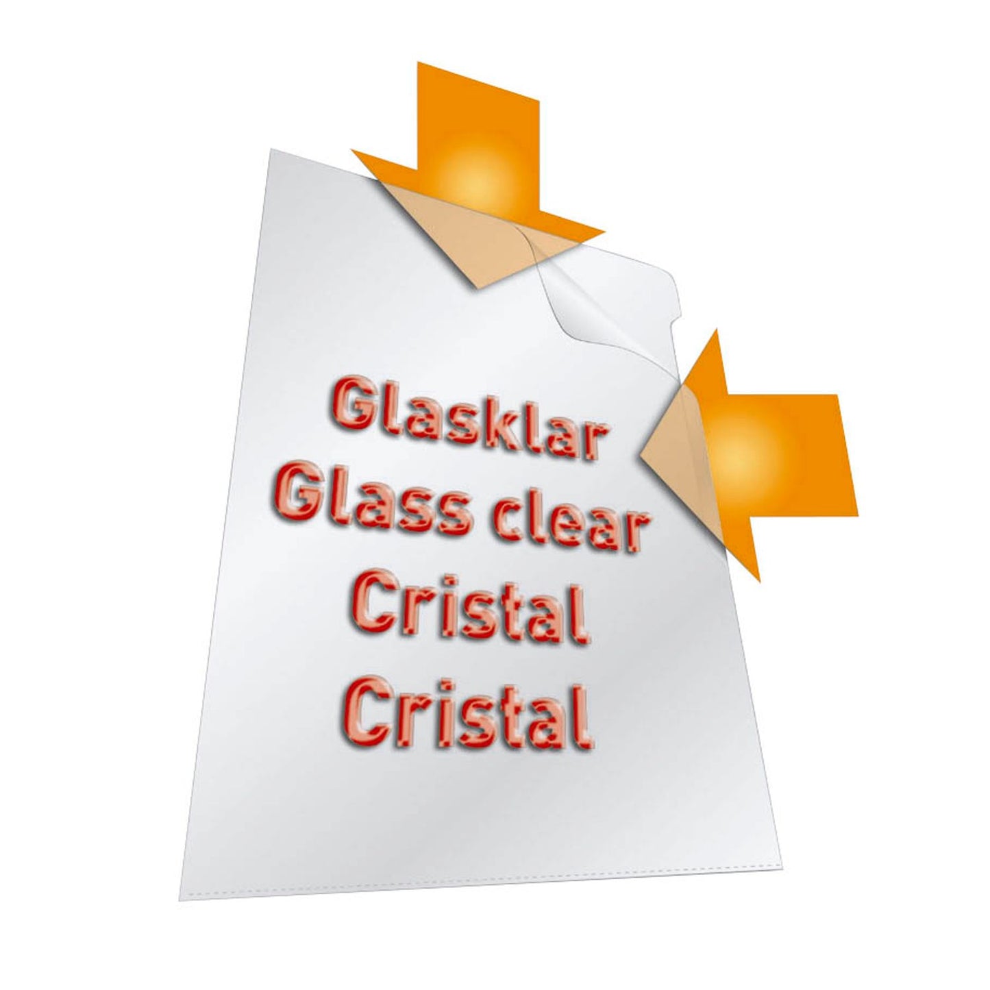 DURABLE Sichthüllen DIN A4 glasklar glatt 0,15 mm | 231519 | 1 Pack = 100 St.