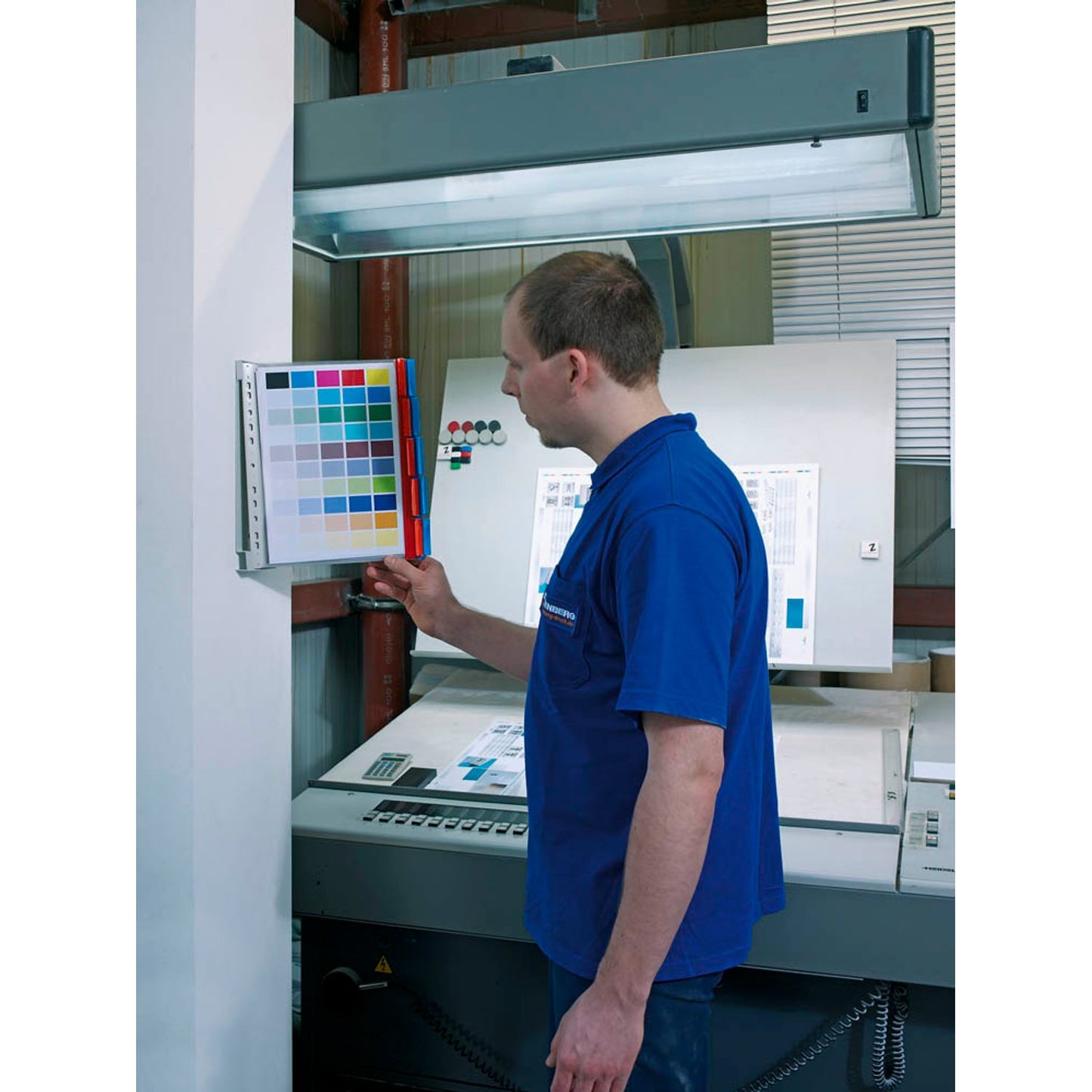 DURABLE Wand-Sichttafelsystem Wandhalter DIN A4 farbsortiert mit . Sichttafeln | 569100