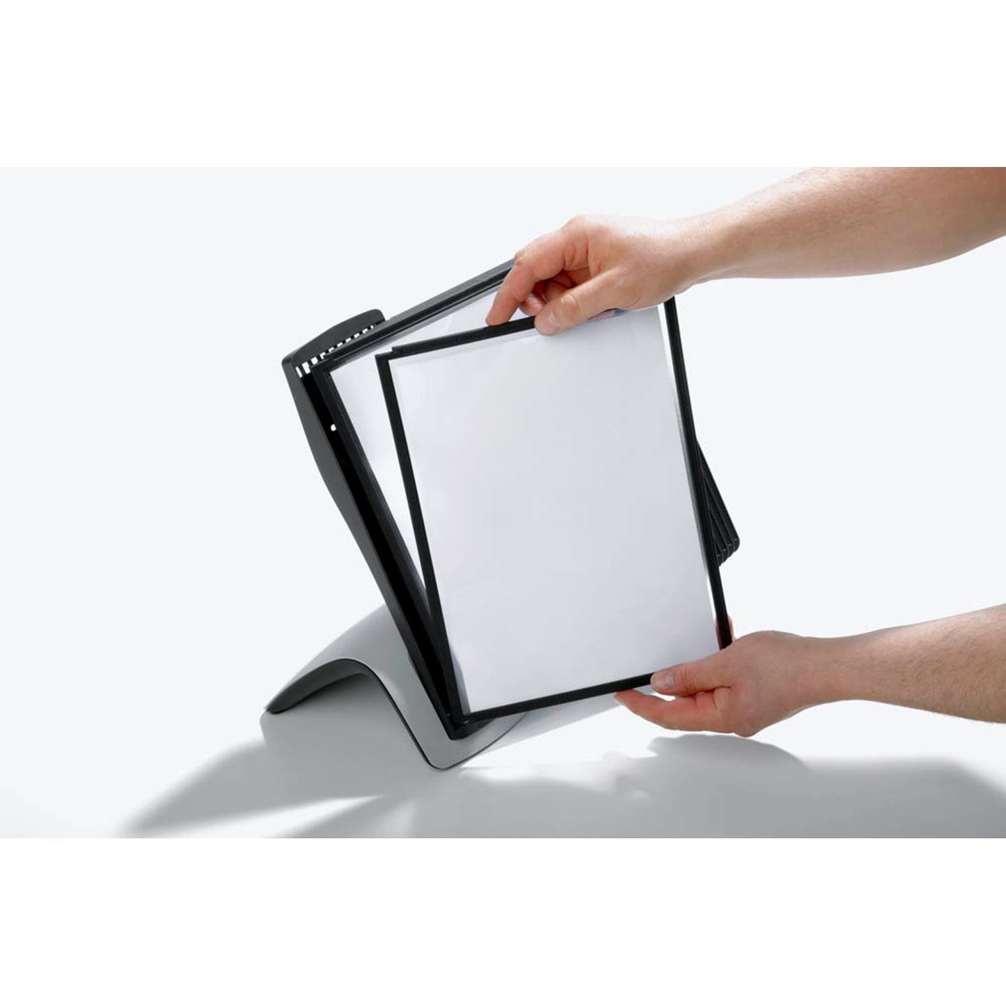 DURABLE Sichttafelsystem SHERPA STYLE TABLE 10 DIN A4 schwarz mit . Sichttafeln | 585501