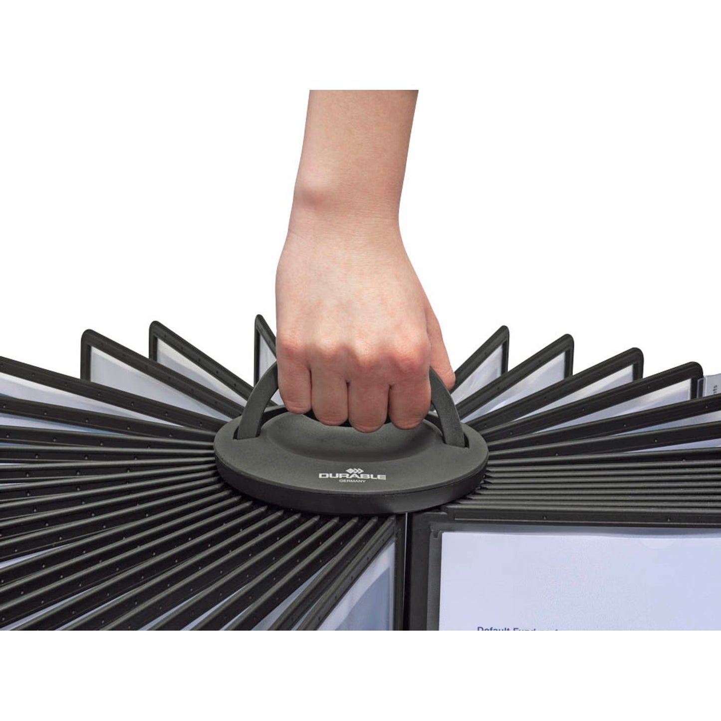 DURABLE Sichttafelsystem SHERPA® Display System carousel 40 DIN A4 schwarz mit . Sichttafeln | 563301