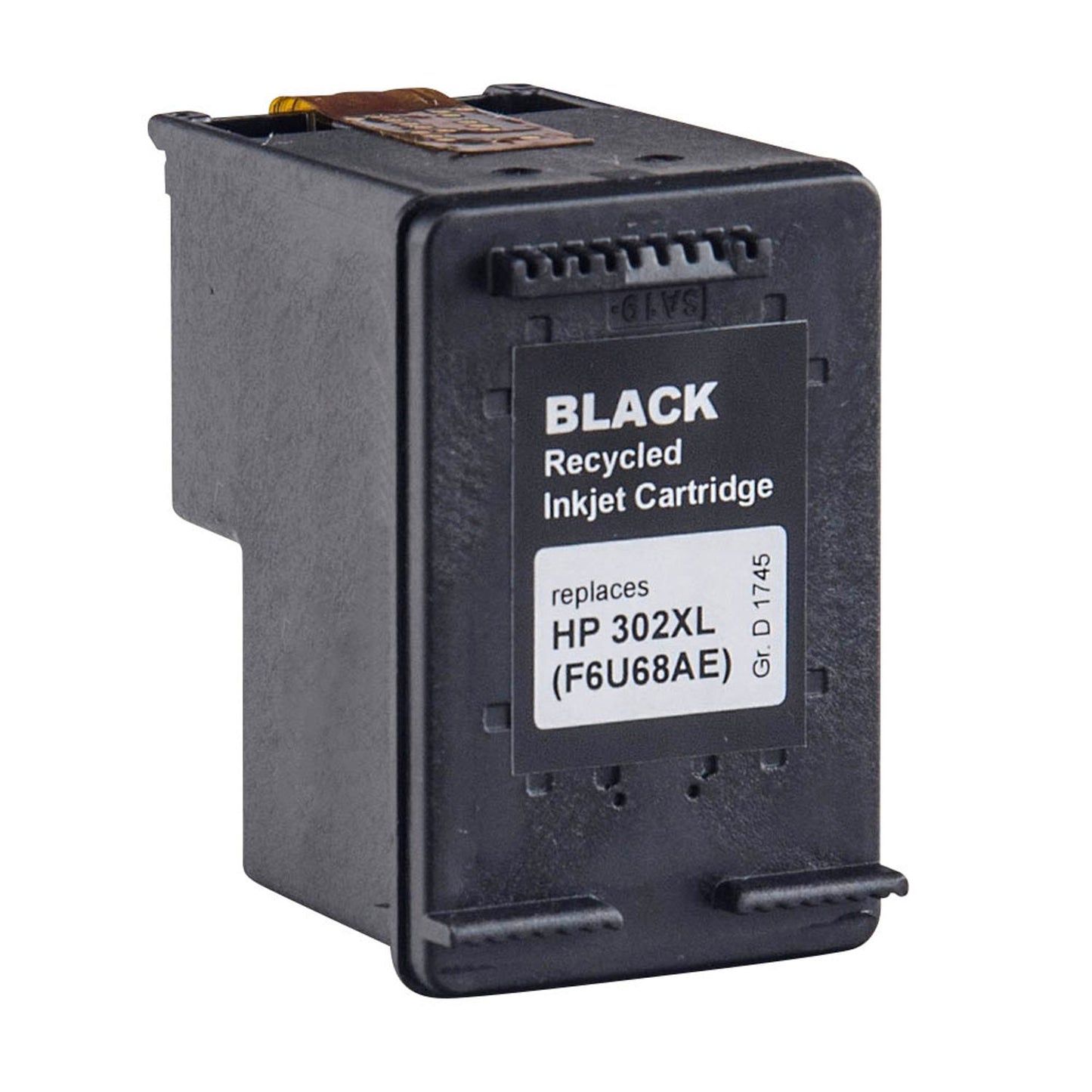 KMP H168BX schwarz Druckerpatrone kompatibel zu HP 302XL (F6U68AE) | 1745,4001