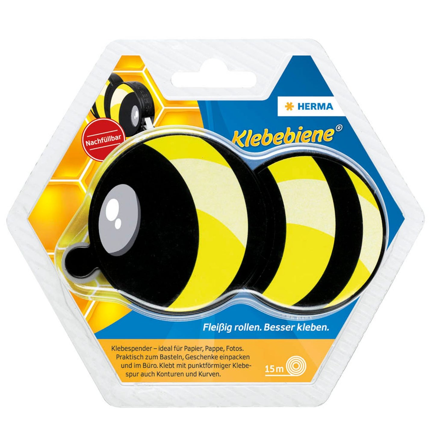 HERMA Klebebiene® Kleberoller wieder ablösbar | 1104