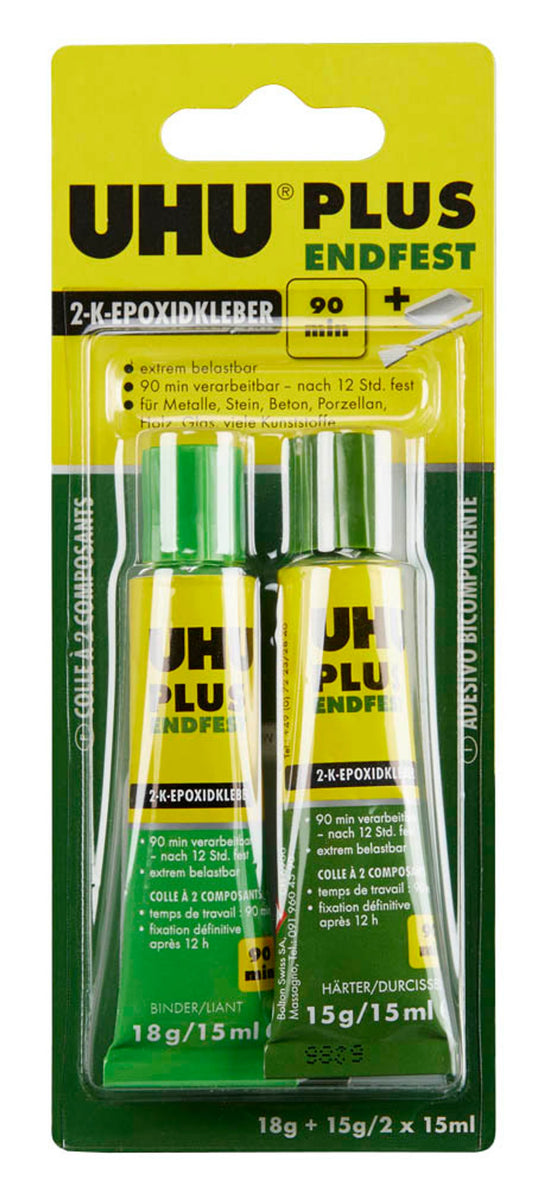 UHU plus 2 Komponenten-Kleber