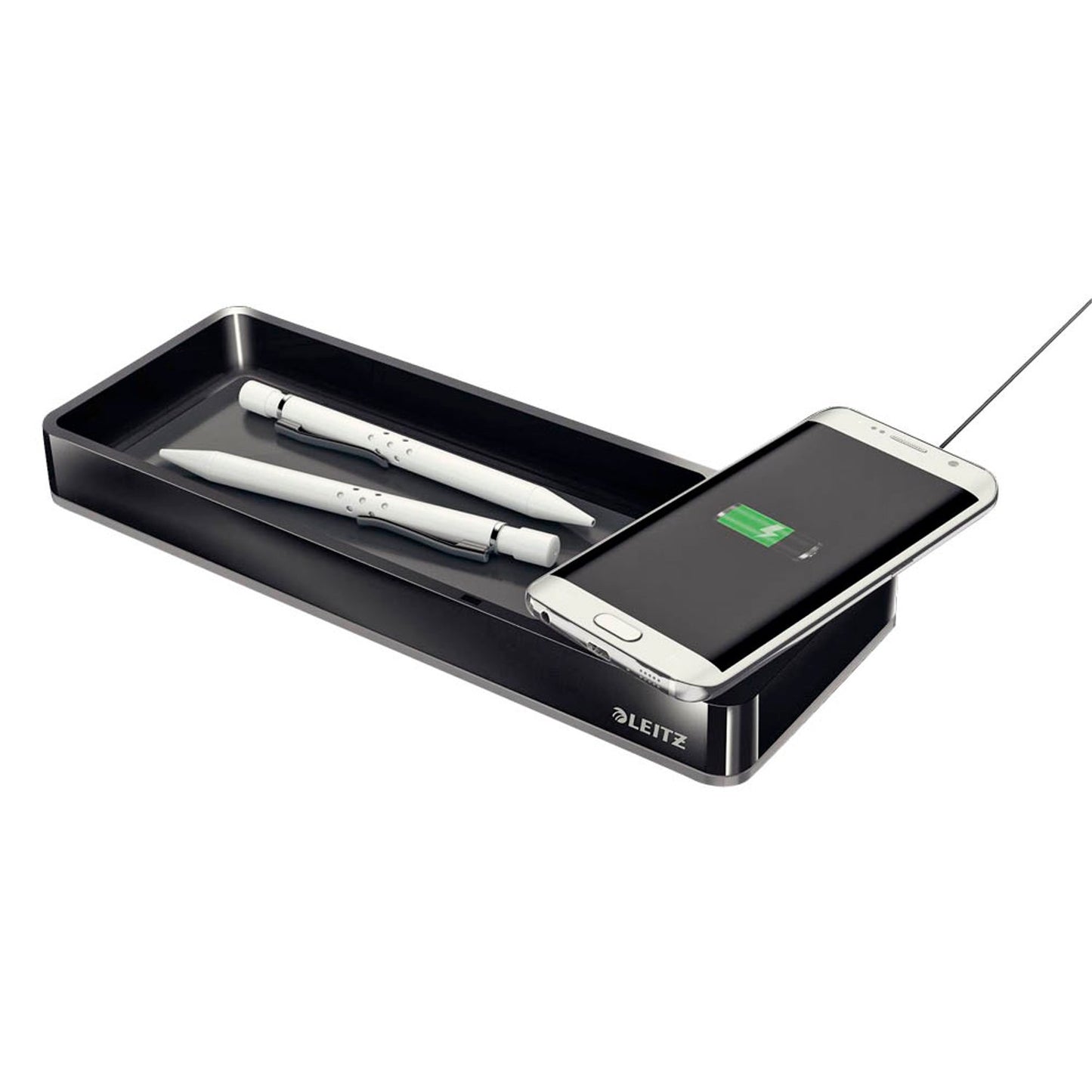 LEITZ Stiftablage Duo Colour schwarz/grau Polystyrol 26,6 x 10,1 x 2,8 cm | 53650095