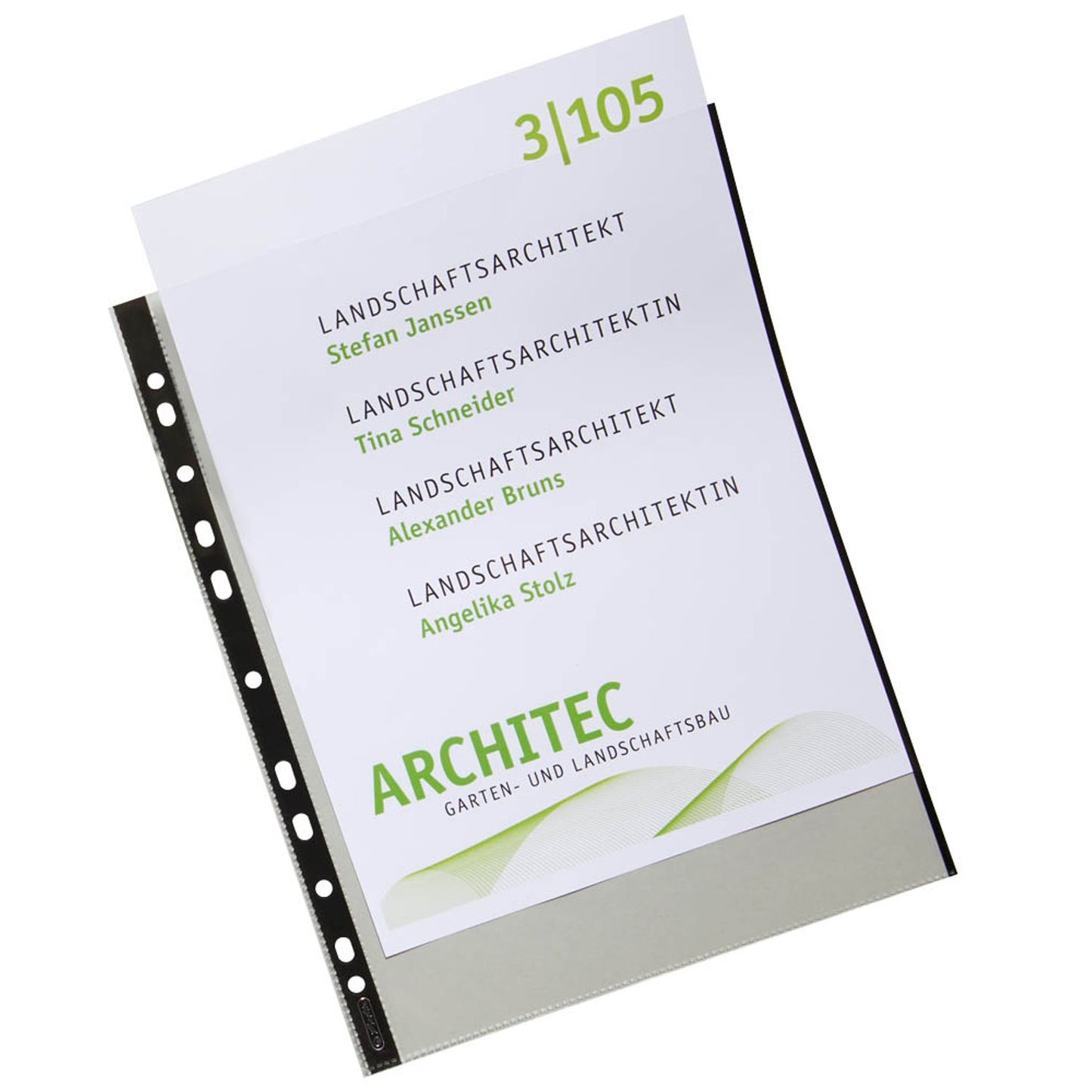herlitz Prospekthüllen DIN A4 glasklar glatt 0,07 mm | 300000658 | 1 Pack = 50 St.