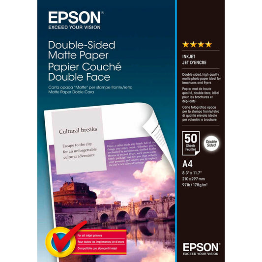 EPSON Fotopapier S041569 DIN A4 matt 178 g/qm | C13S041569 | 1 Pack = 50 Blatt