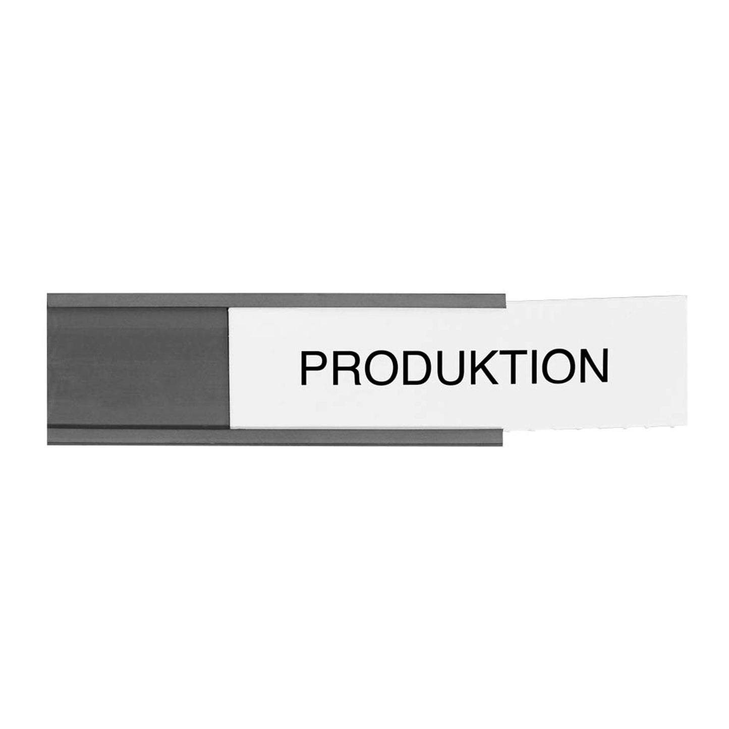 Legamaster Etikettenhalter magnetisch schwarz 6,0 x 2,0 cm | 7-450400 | 1 Pack = 54 St.