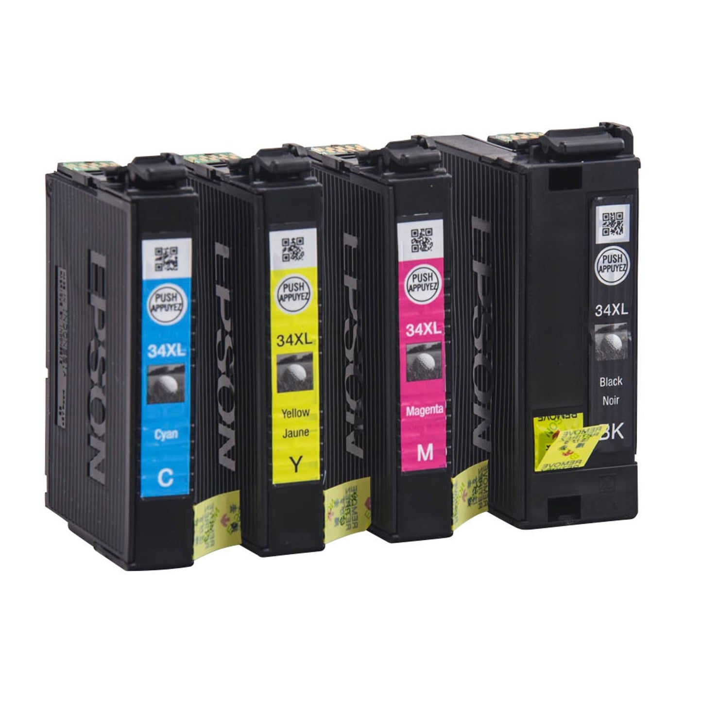 EPSON 34XL / T3476XL schwarz, cyan, magenta, gelb Druckerpatronen, 4er-Set | C13T34764010 | 1 Pack = 4 St.