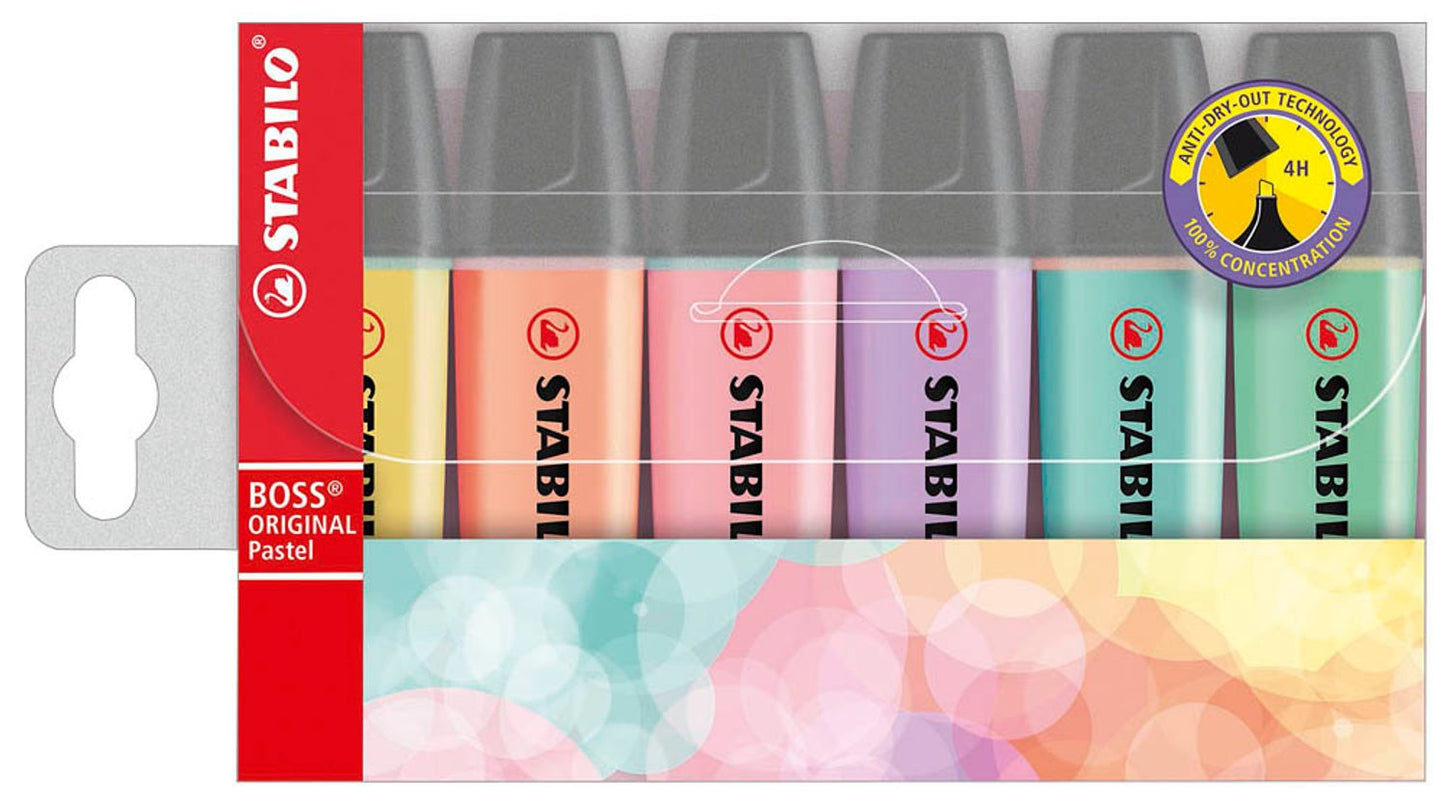 STABILO BOSS ORIGINAL Textmarker farbsortiert