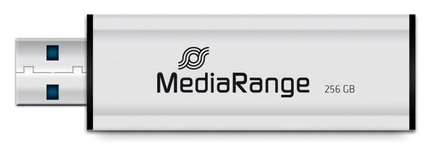MediaRange USB-Stick schwarz, silber