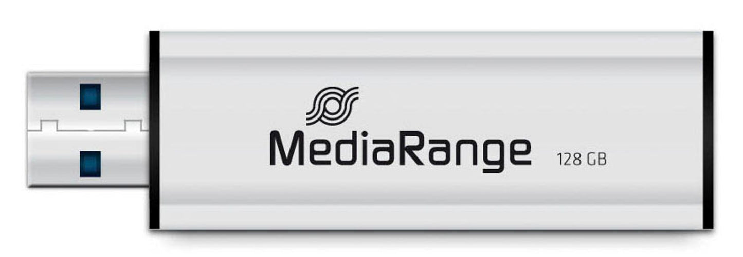 MediaRange USB-Stick schwarz, silber