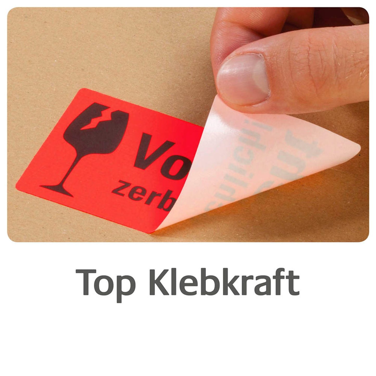 AVERY Zweckform Warnetiketten rot »Vorsicht zerbrechlich!« 100,0 x 50,0 mm | 7211
