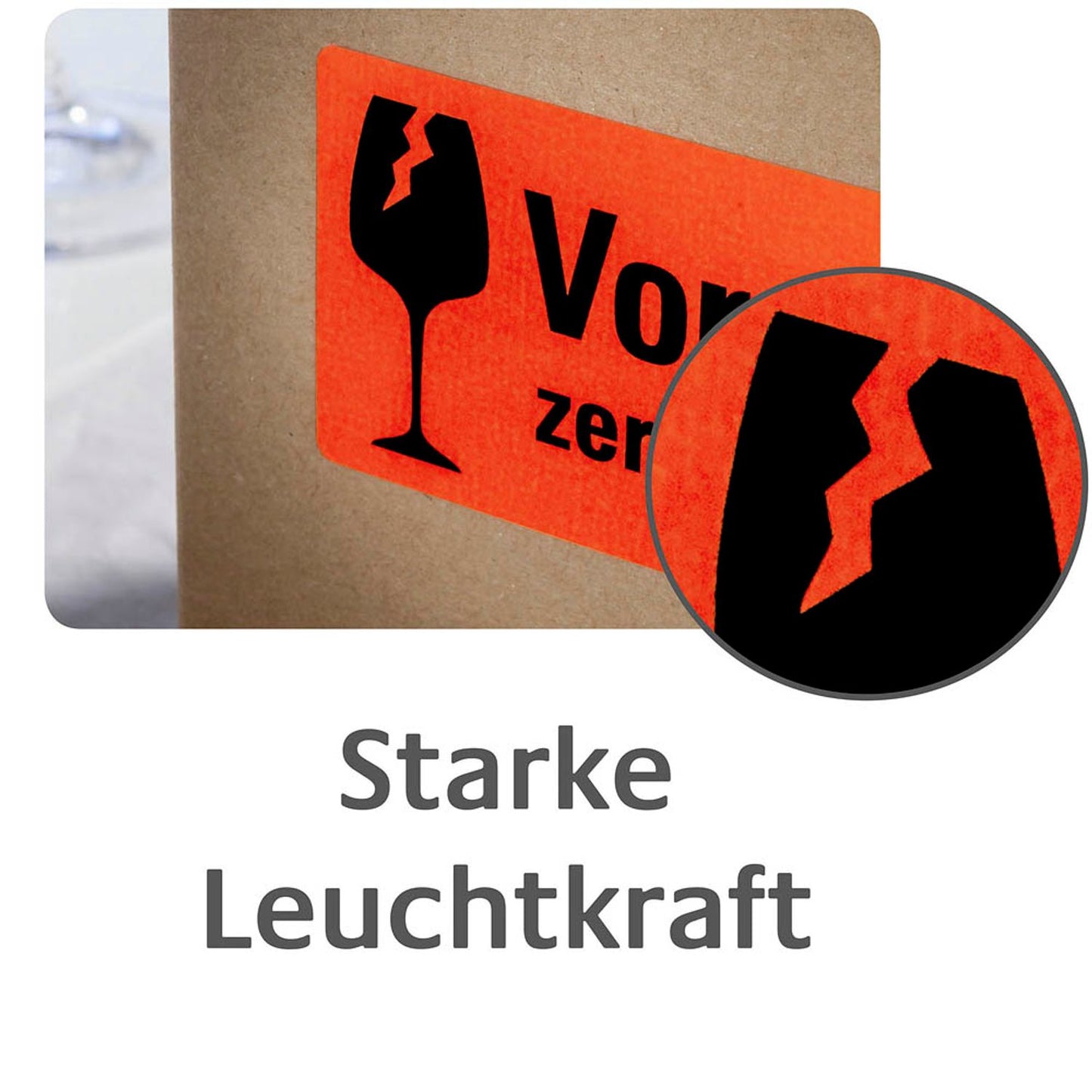 AVERY Zweckform Warnetiketten rot »Vorsicht zerbrechlich!« 100,0 x 50,0 mm | 7211