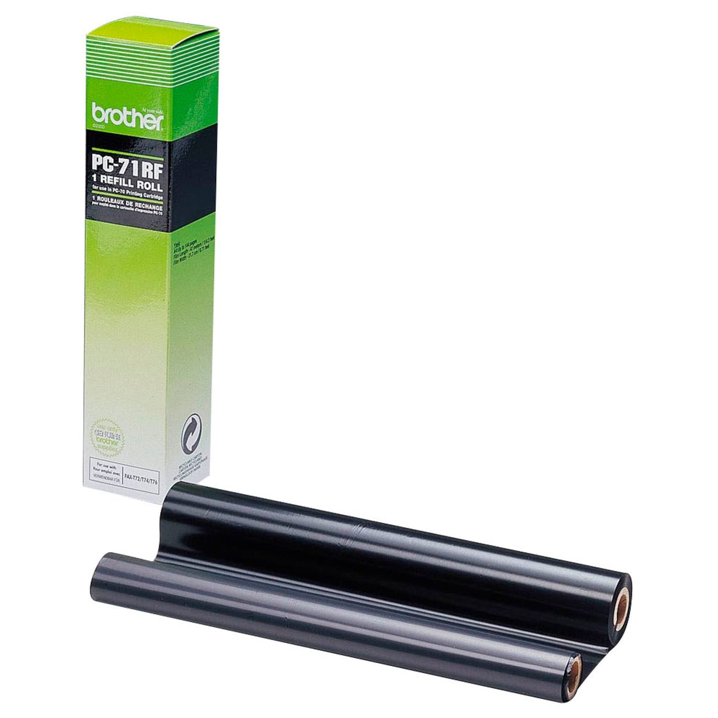 brother PC-71RF schwarz Thermo-Druckfolie | PC71RF