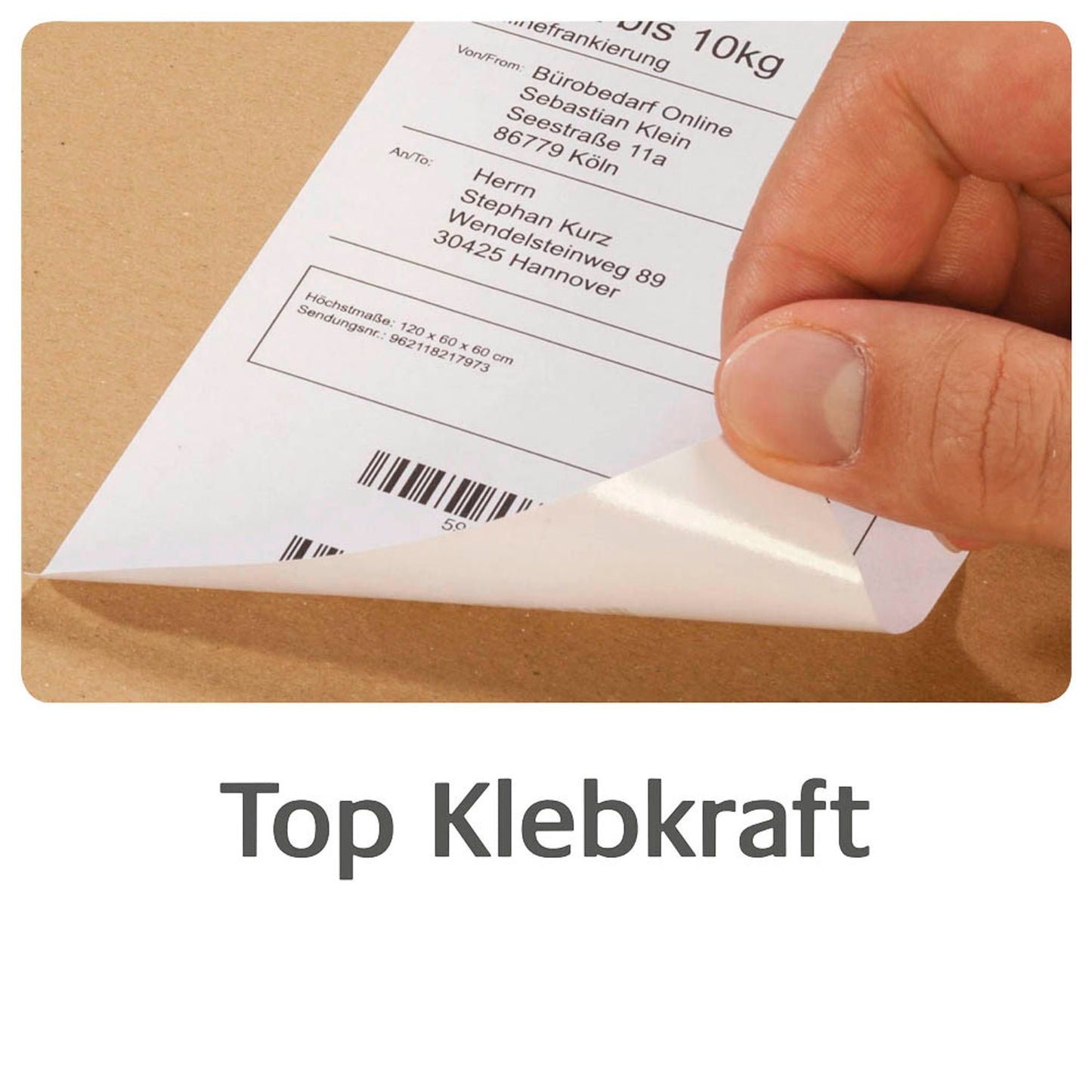 AVERY Zweckform Versandetiketten weiß 199,6 x 143,5 mm | 8018-300 | 1 Pack = 300 Blatt