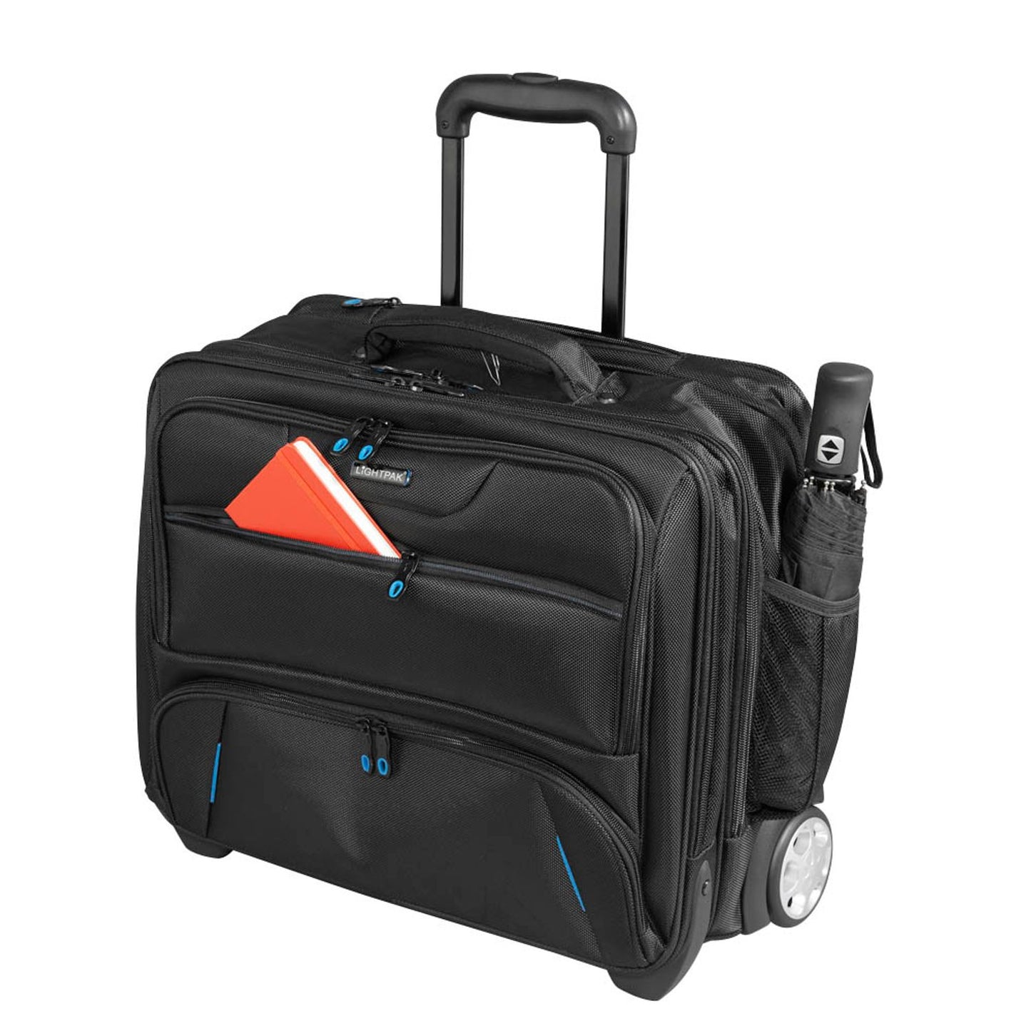 LIGHTPAK Laptop-Trolley SKY Kunstfaser schwarz 43,0 x 21,0 x 38,0 cm | 46115