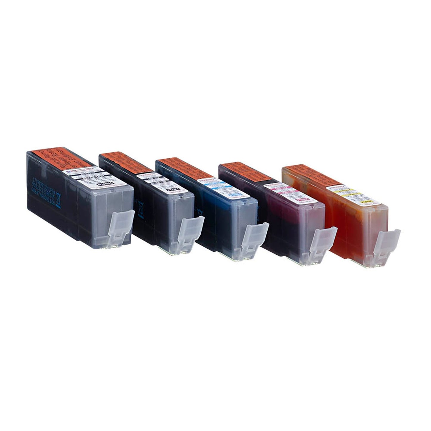 edding EDD-502 schwarz, cyan, magenta, gelb Druckerpatronen kompatibel zu Canon PGI-550 XL BK, CLI-551 XL BK/C/M/Y, 5er-Set | 18-502/18-502-01 | 1 Pack = 5 St.