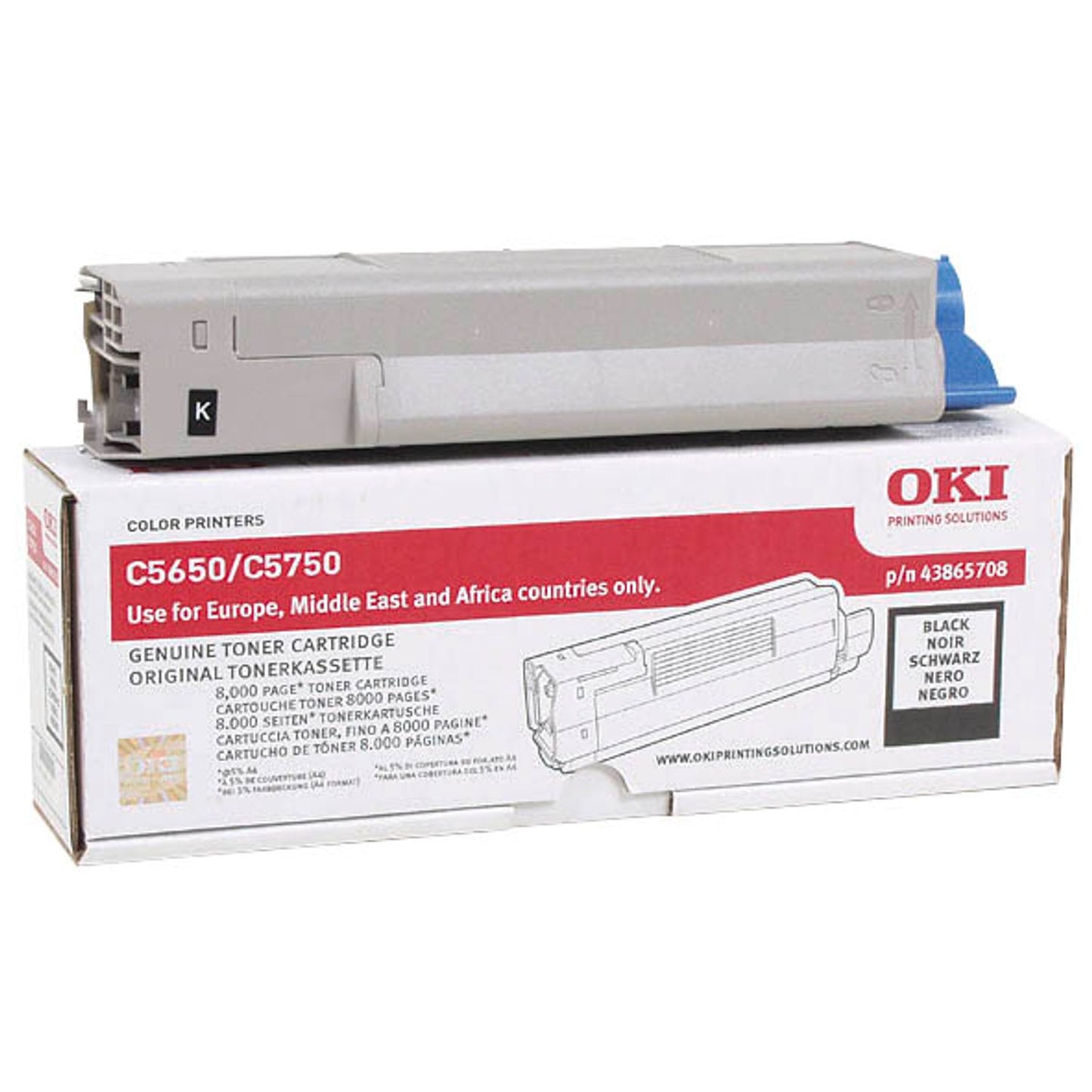 OKI schwarz Toner | 43865708