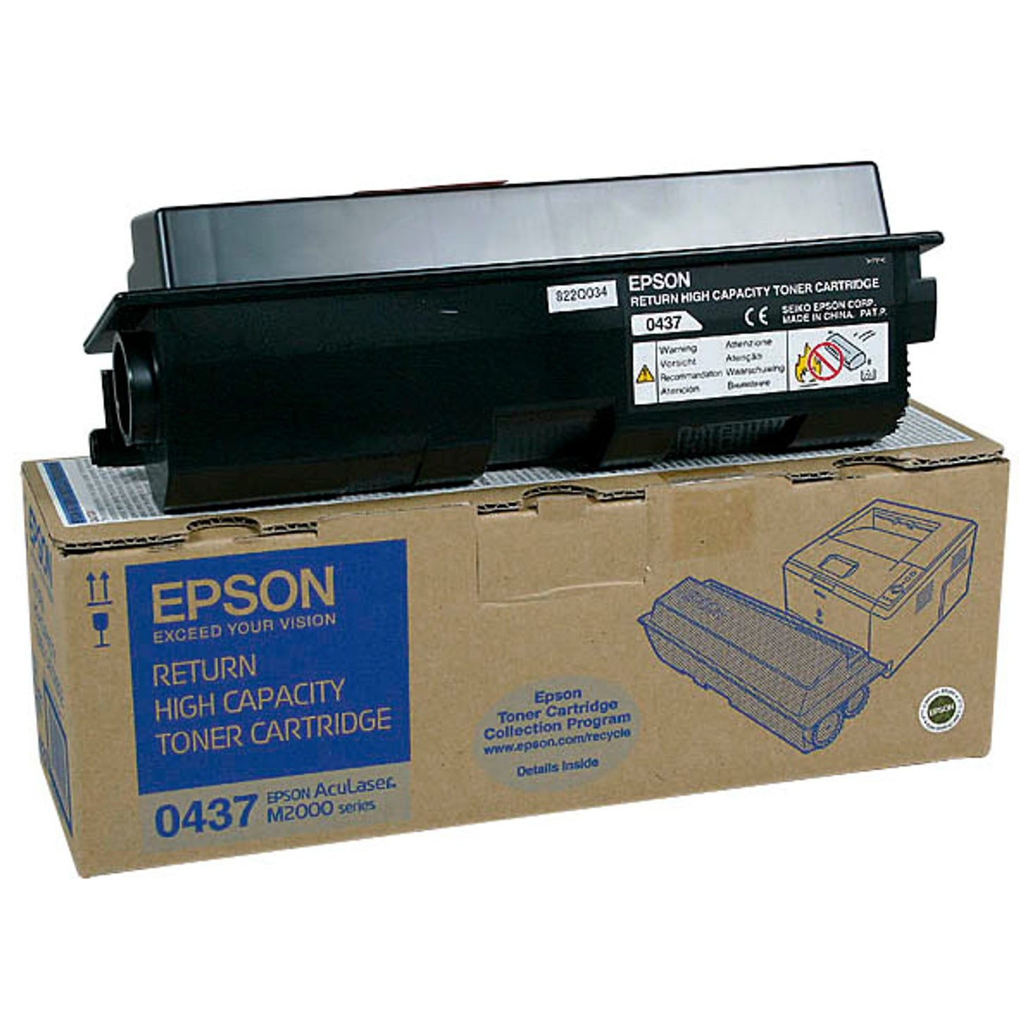 EPSON S050437 schwarz Toner | C13S050437