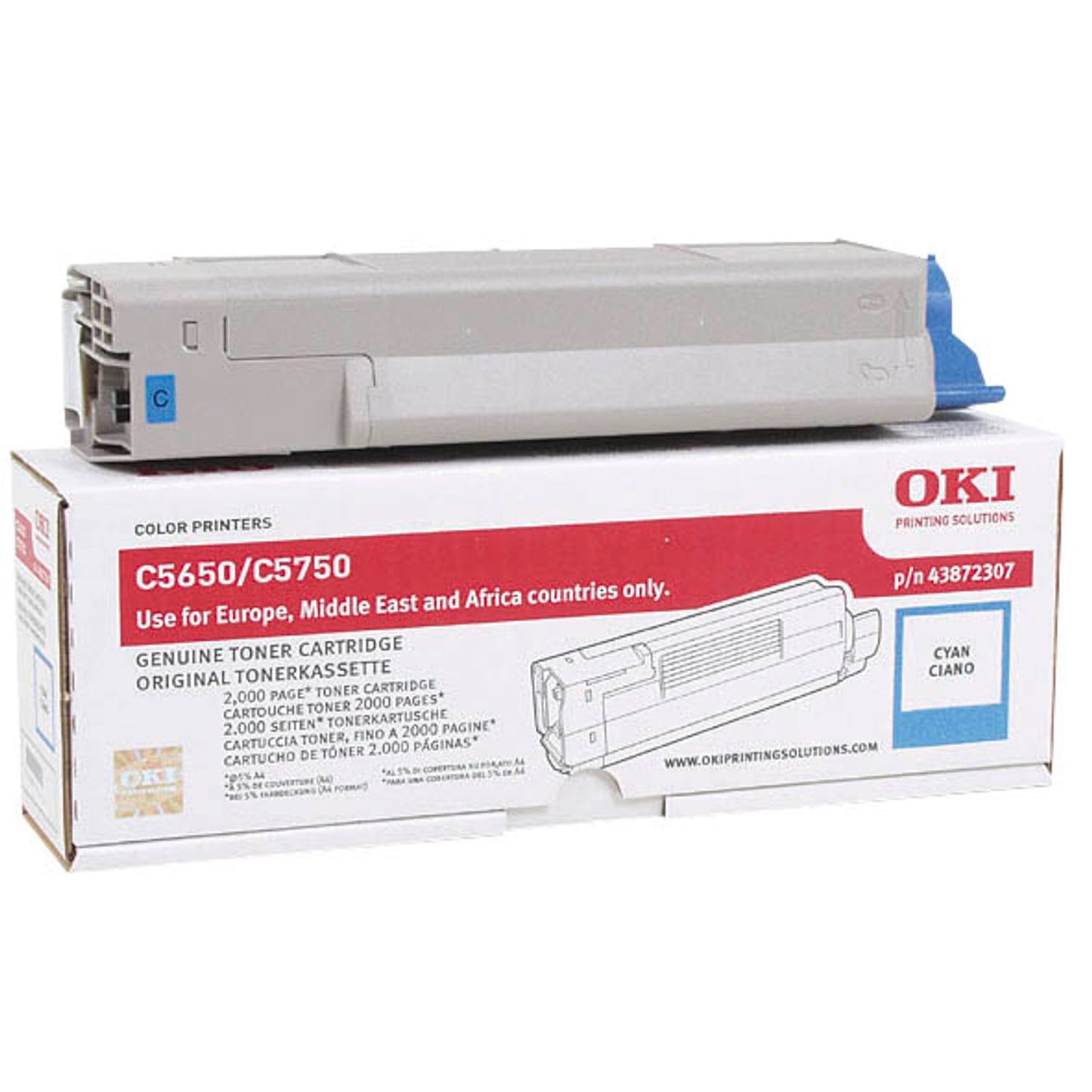 OKI cyan Toner | 43872307