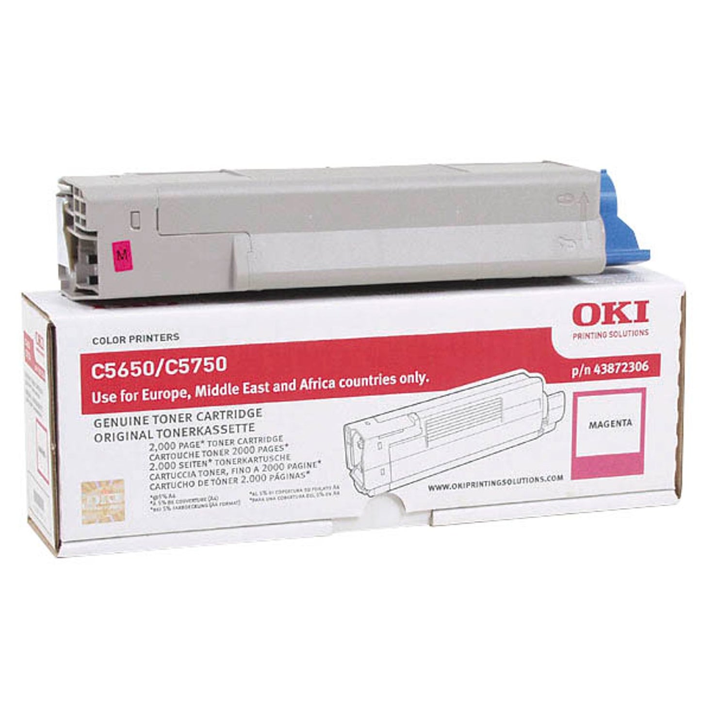 OKI magenta Toner | 43872306