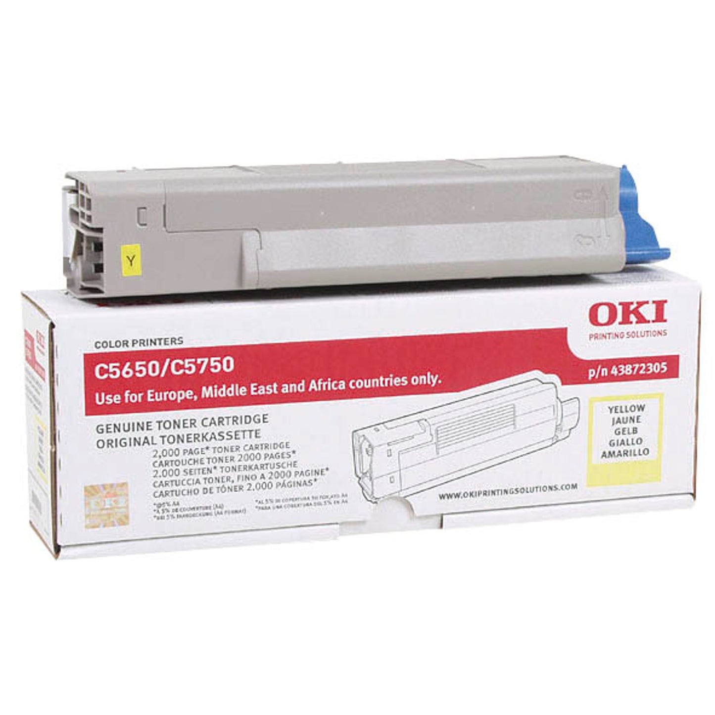 OKI gelb Toner | 43872305