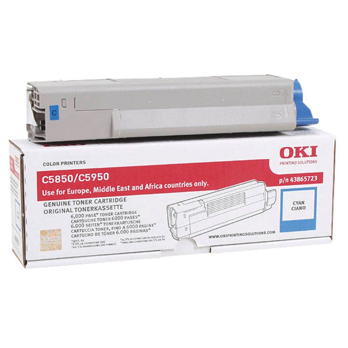 OKI cyan Toner | 43865723