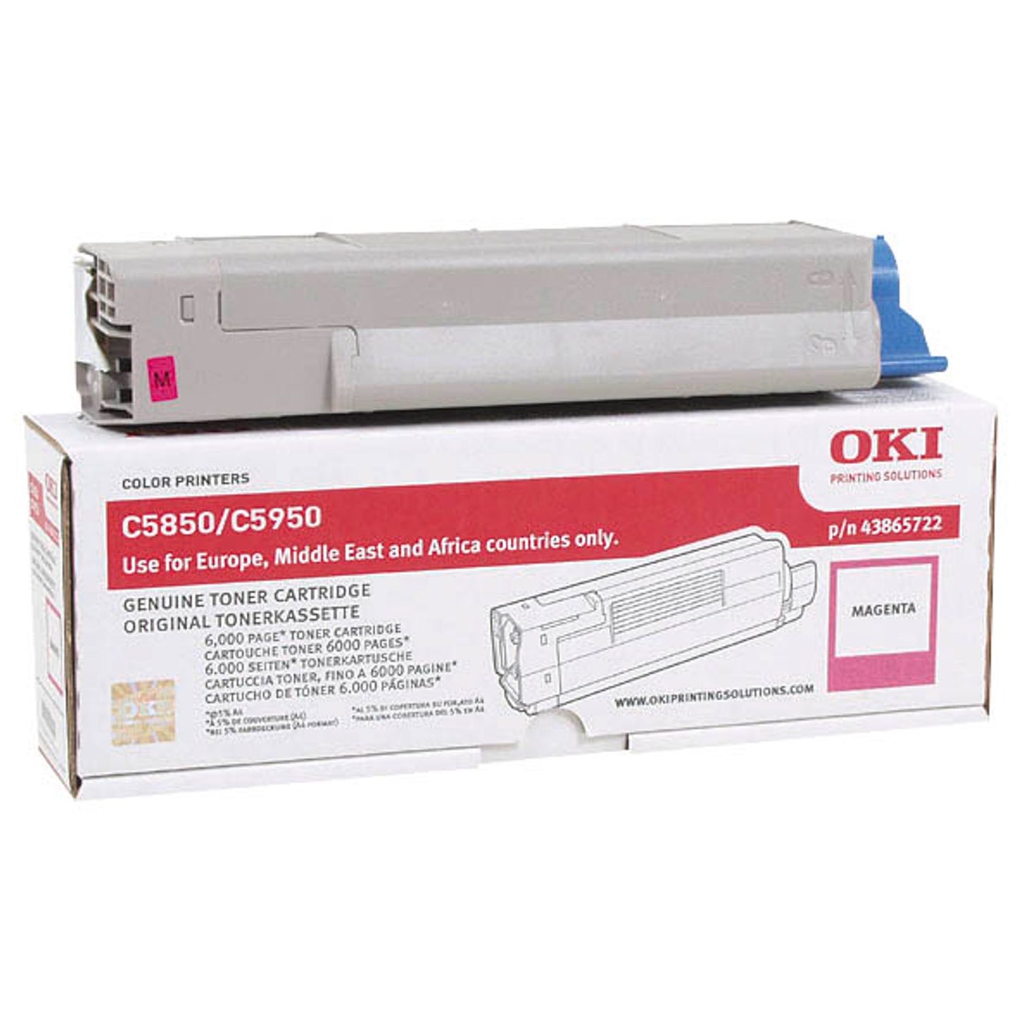 OKI magenta Toner | 43865722